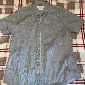 Urban pipline collared button up